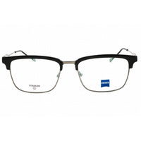 Zeiss Unisex Eyeglasses - Titanium Matte Black/Dark Ruthenium Full Rim | ZS24148 003 ,