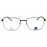 Zeiss Unisex Eyeglasses - Titanium Matte Black Rectangular Shape Frame | ZS24155 002 ,