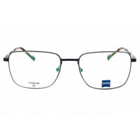 Zeiss Unisex Eyeglasses - Titanium Satin Blue Full Rim Rectangular Frame | ZS24155 403 ,