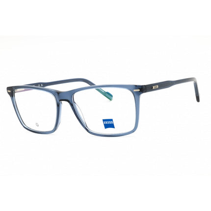 Zeiss Unisex Eyeglasses - Acetate Transparent Avio Rectangular Frame | ZS24541 415 ,