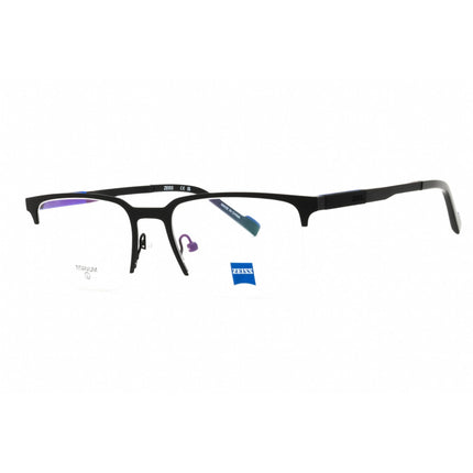 Zeiss Unisex Eyeglasses - Titanium Matte Black Rectangular Shape Frame | ZS25160 002 ,