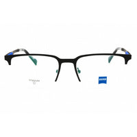 Zeiss Unisex Eyeglasses - Titanium Matte Black Rectangular Shape Frame | ZS25160 002 ,