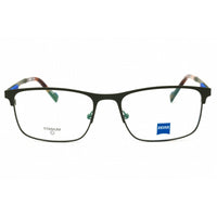 Zeiss Unisex Eyeglasses - Titanium Satin Khaki Rectangular Shape Frame | ZS25161 326 ,