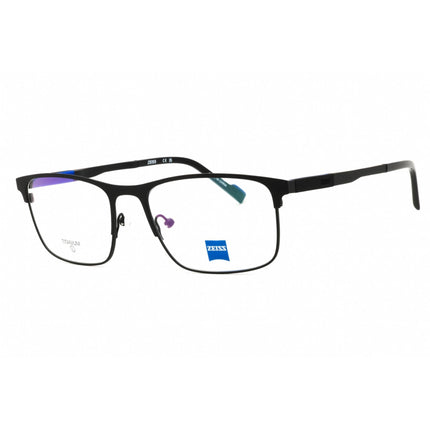 Zeiss Unisex Eyeglasses - Titanium Matte Black Rectangular Frame, 56mm | ZS25161 002 ,