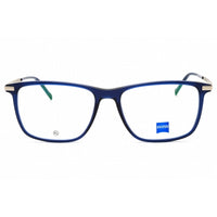 Zeiss Unisex Eyeglasses - Acetate Transparent Blue Full Rim Frame, 58mm | ZS25723 400 ,