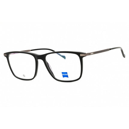 Zeiss Unisex Eyeglasses - Acetate Black Full Rim Rectangular Frame, 58mm | ZS25723 001 ,