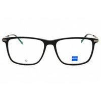 Zeiss Unisex Eyeglasses - Acetate Black Full Rim Rectangular Frame, 58mm | ZS25723 001 ,