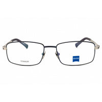 Zeiss Unisex Eyeglasses - Titanium Navy Full Rim Rectangular Frame, 54mm | ZS40004 052 ,