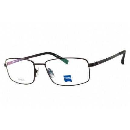 Zeiss Unisex Eyeglasses - Titanium Black Full Rim Rectangular, 54mm | ZS40004 099 ,