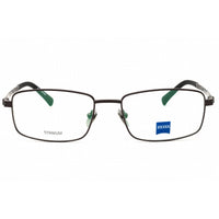 Zeiss Unisex Eyeglasses - Titanium Black Full Rim Rectangular, 54mm | ZS40004 099 ,