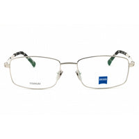 Zeiss Unisex Eyeglasses - Titanium Light Gun Full Rim Rectangular Frame | ZS40004 022 ,