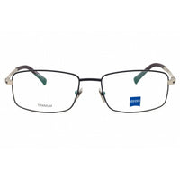 Zeiss Unisex Eyeglasses - Titanium Navy Full Rim Rectangular Frame, 56mm | ZS40004 052 ,