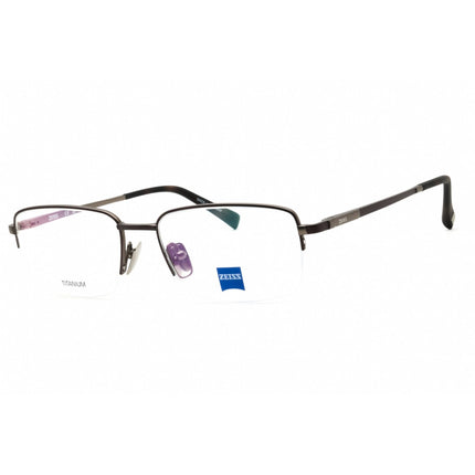 Zeiss Unisex Eyeglasses - Titanium Black Half Rim Rectangular, 53mm | ZS40009 029 ,