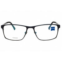 Zeiss Unisex Eyeglasses - Titanium Navy Full Rim Rectangular Shape Frame | ZS40012 055 ,