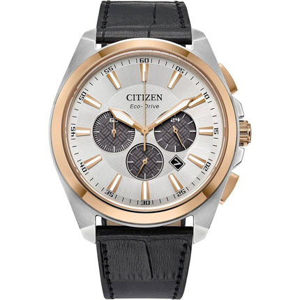 Citizen Men's Watch - Peyten Chrono Two Tone Steel Bracelet Eco-Drive | CA4516-59A ,