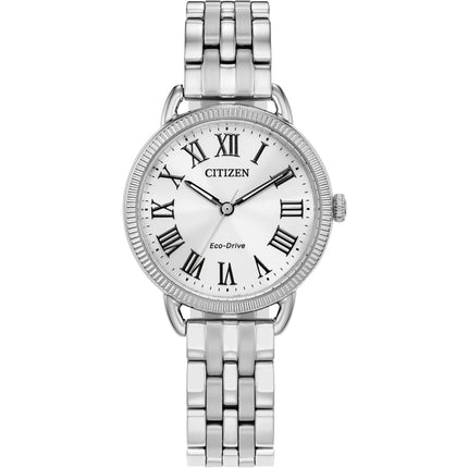 Citizen Women's Watch - Eco-Drive Silver Dial Stainless Steel Bracelet | EM1050-56A ,
