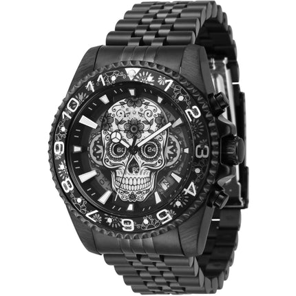 Invicta Men's Watch - Pro Diver Quartz Grey, Silver and Black Dial Bracelet | 43753 ,