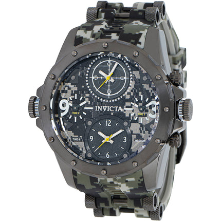 Invicta Men's Watch - Coalition Forces Quartz Camouflage Dial Silicone Strap | 43768 ,