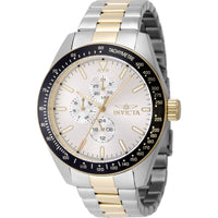 Invicta Men's Watch - Aviator Quartz Silver Dial Two Tone Steel Bracelet Date | 48861 ,