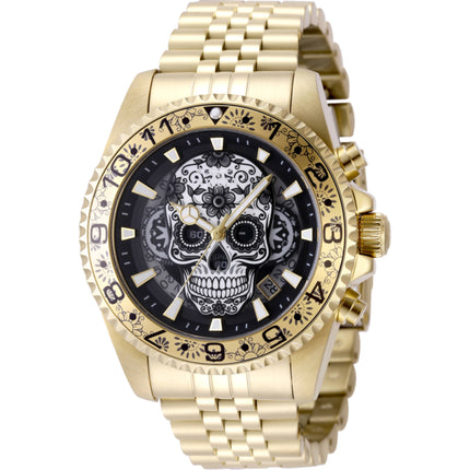 Invicta Men's Watch - Pro Diver Quartz Chronograph Yellow Gold Steel Bracelet | 48951 ,