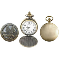 Invicta Men's Pocket Watch - Vintage Quartz Chrono Bronze Case White Dial | 49003 ,