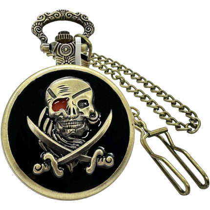 Invicta Men's Pocket Watch - Vintage Quartz Chronograph Bronze Case White Dial | 49007 ,