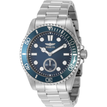 Invicta Men's Watch - Pro Diver Quartz Blue Dial Silver Tone Steel Bracelet | 49422 ,