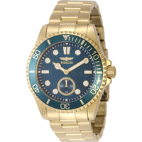 Invicta Men's Watch - Pro Diver Quartz Blue Dial Yellow Gold Steel Bracelet | 49427 ,