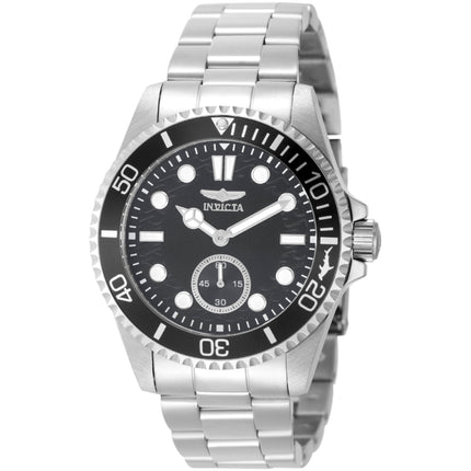 Invicta Men's Watch - Pro Diver Quartz Charcoal Dial Silver Steel Bracelet | 49431 ,