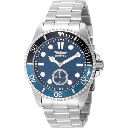 Invicta Men's Watch - Pro Diver Quartz Blue Dial Silver Tone Steel Bracelet | 49432 ,