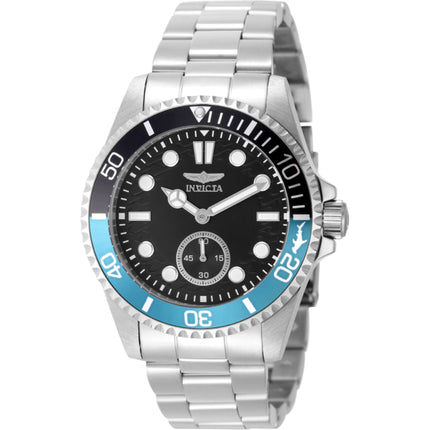 Invicta Men's Watch - Pro Diver Quartz Black Dial Stainless Steel Bracelet | 49437 ,
