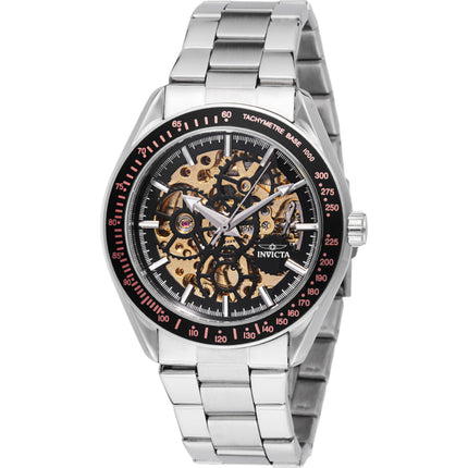 Invicta Men's Watch - Objet D Art Automatic Black, Gold Skeleton Dial Steel | 49500 ,
