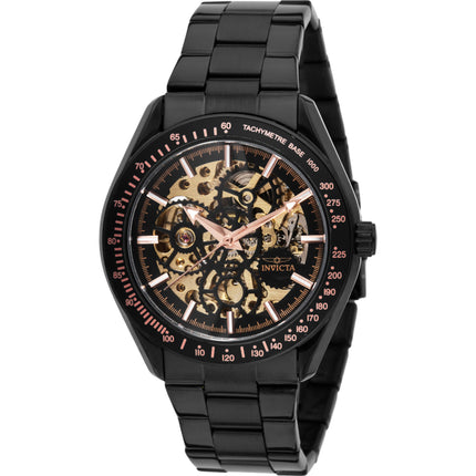 Invicta Men's Watch - Objet D Art Automatic Black Stainless Steel Bracelet | 49503 ,