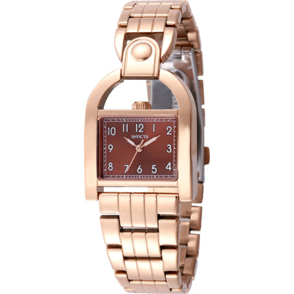 Invicta Women's Watch - Wildflower Quartz Brown Brass Dial Steel Bracelet | 49593 ,