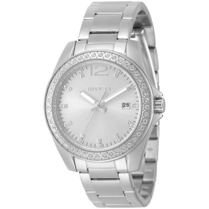 Invicta Women's Watch - Angel Quartz Silver Tone Dial Stainless Steel Bracelet | 49846 ,