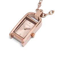 Invicta Women's Necklace Watch - Mini Angel Rose Gold Rectangular Pendant | 49936 ,
