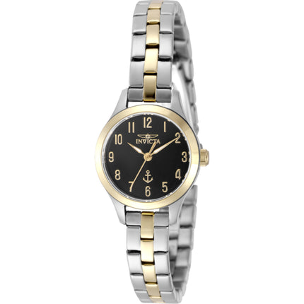 Invicta Women's Watch - Ocean Voyage Quartz Black Dial Two Tone Steel Bracelet | 49997 ,