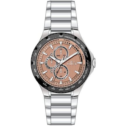 Invicta Men's Watch - Aviator Quartz Chrono Pink Dial Stainless Steel Bracelet | 50102 ,