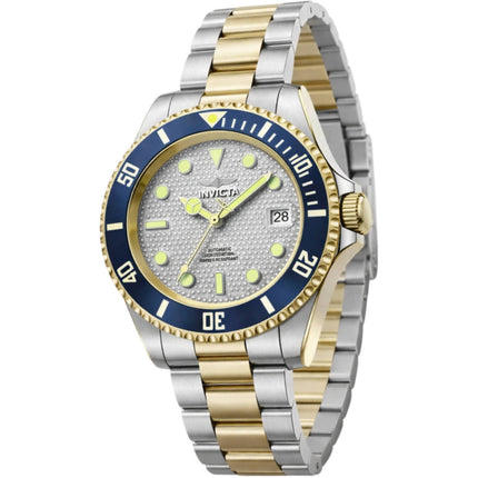 Invicta Men's Watch - Pro Diver Mechanical Silver Dial Two Tone Steel Bracelet | 50283 ,
