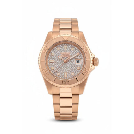 Invicta Men's Watch - Pro Diver Rotating Bezel Rose Gold Tone Dial Bracelet | 50289 ,