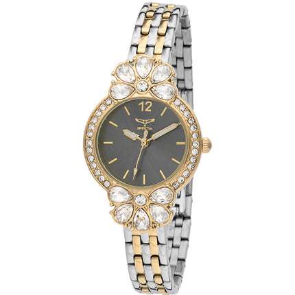 Invicta Women's Watch - Wildflower Black Copper Dial Two Tone Bracelet | 69106 ,