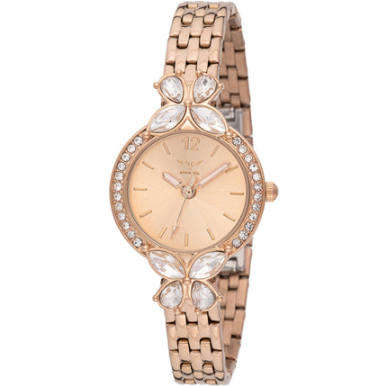 Invicta Women's Watch - Wildflower Rose Gold Tone Copper Dial Bracelet | 69108 ,