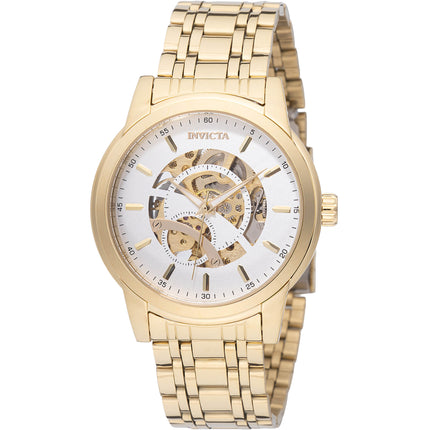 Invicta Men's Watch - Objet D Art Automatic Silver Tone Skeleton Dial | 69120 ,