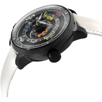 Invicta Men's Watch - Invicta Racing Grey and Black Dial White Leather Strap | 69134 ,