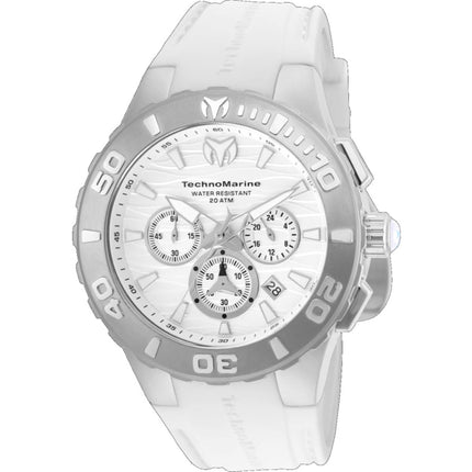 Technomarine Men's Watch - Cruise Medusa Quartz White Dial Strap | TM-115072 ,