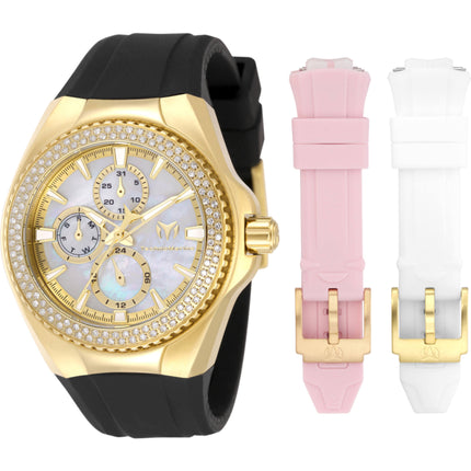 Technomarine Women's Watch - Cruise California Gold and White Mop Dial | TM-124027 ,