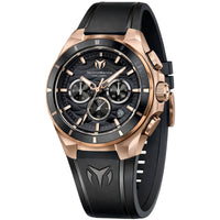 Technomarine Men's Watch - Cruise Quartz Black and Grey Silicone Strap | TM-125029 ,