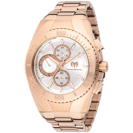 Technomarine Men's Watch - Manta Ocean Chrono Silver and Rose Gold Dial | TM-224023 ,
