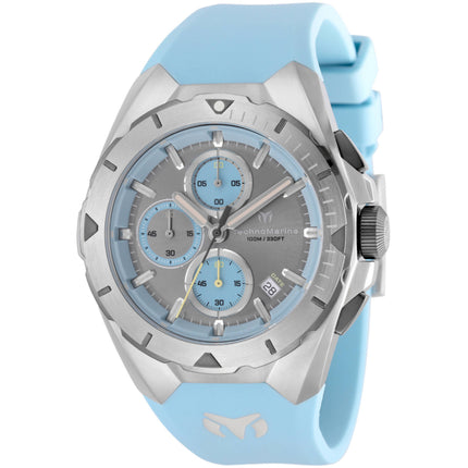 Technomarine Men's Watch - Ocean Victory Chronograph Greyish Blue Strap | TM-318137 ,
