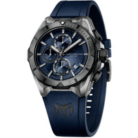 Technomarine Men's Watch - Ocean Victory Chrono Dark Blue Silicone Strap | TM-318138 ,